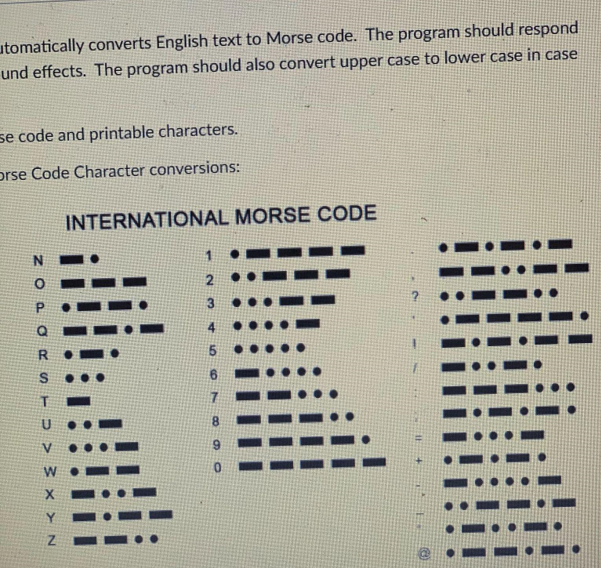 program to convert english to morse code in python 1